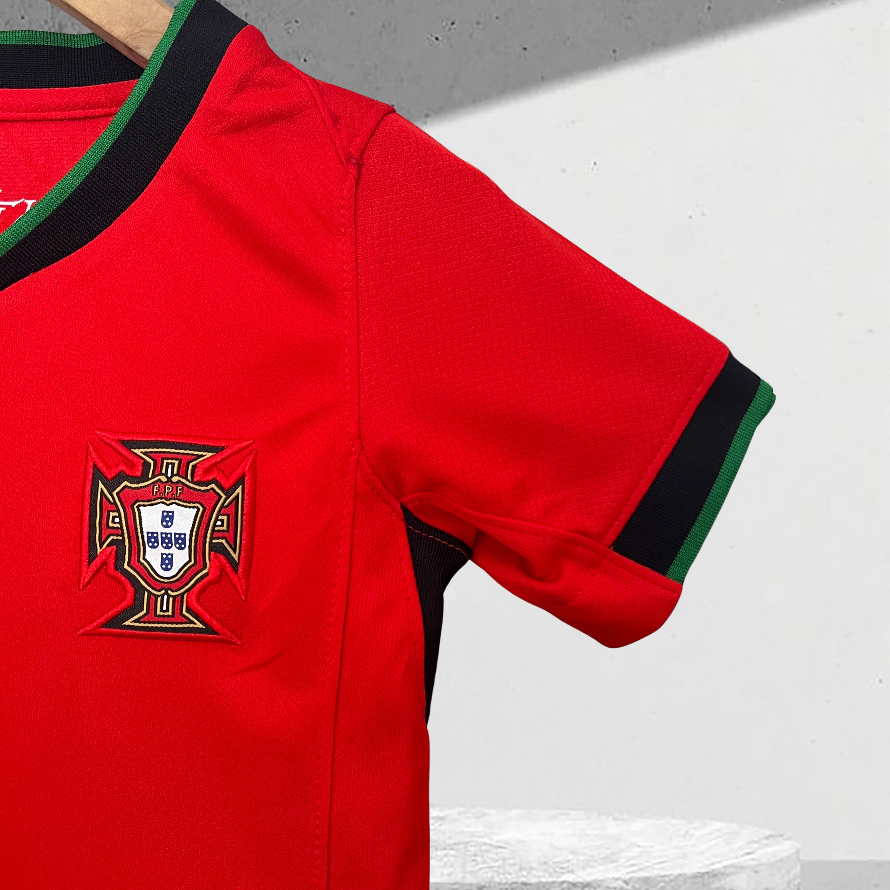 Portugal EM 2024 Hjemmedrakt Mini-Kit Barn