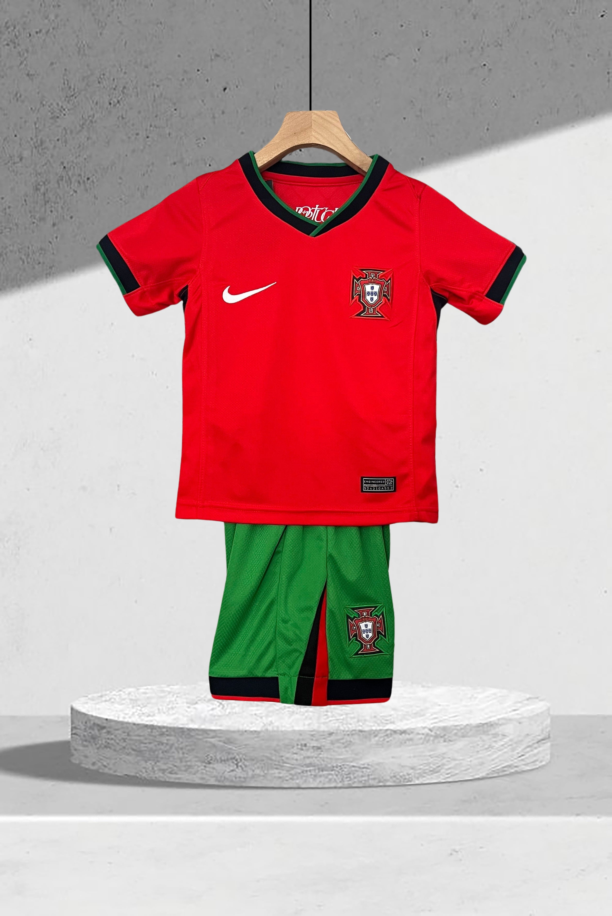 Portugal EM 2024 Hjemmedrakt Mini-Kit Barn
