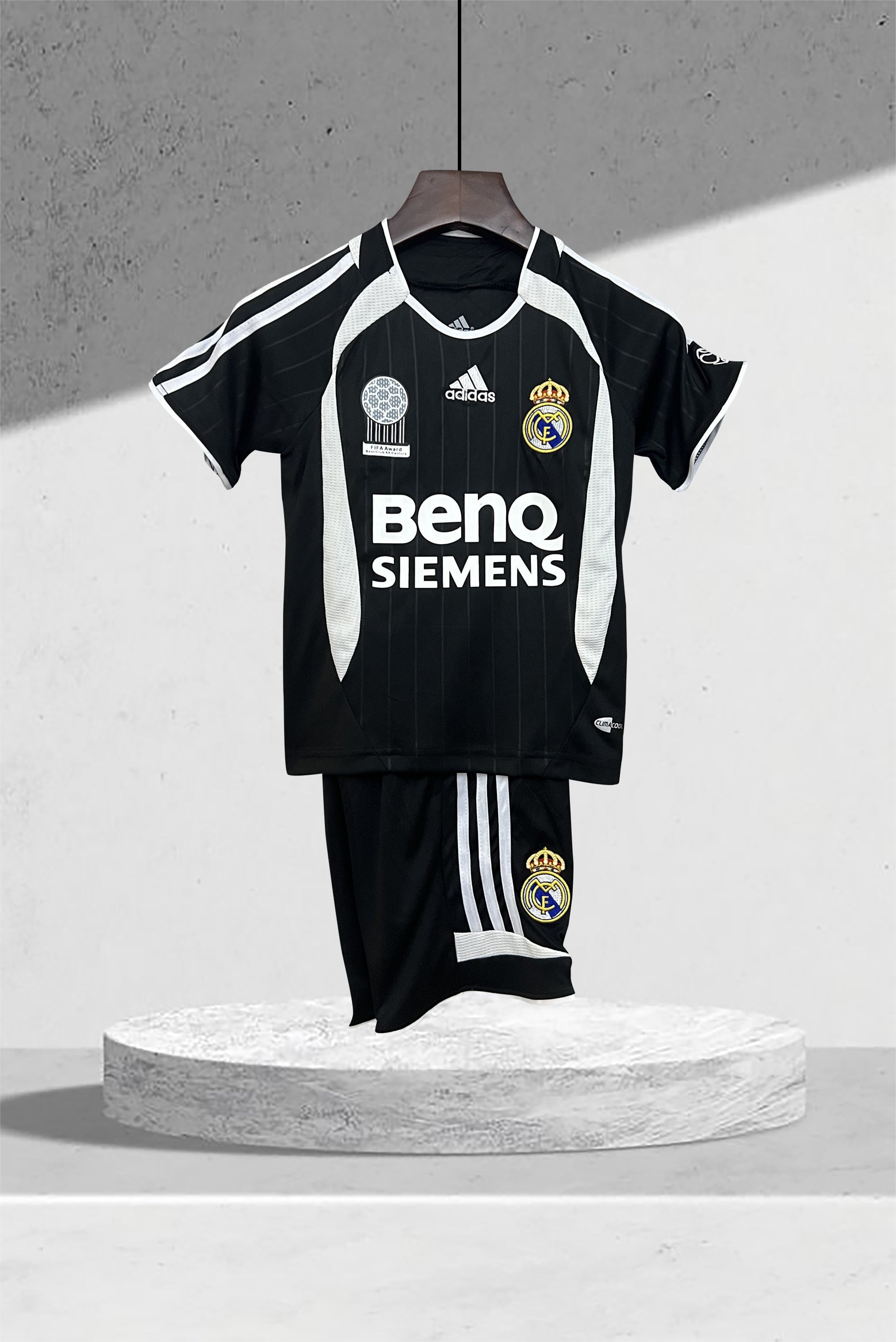 Real Madrid 2006–2007 Bortedrakt Mini-Kit Barn