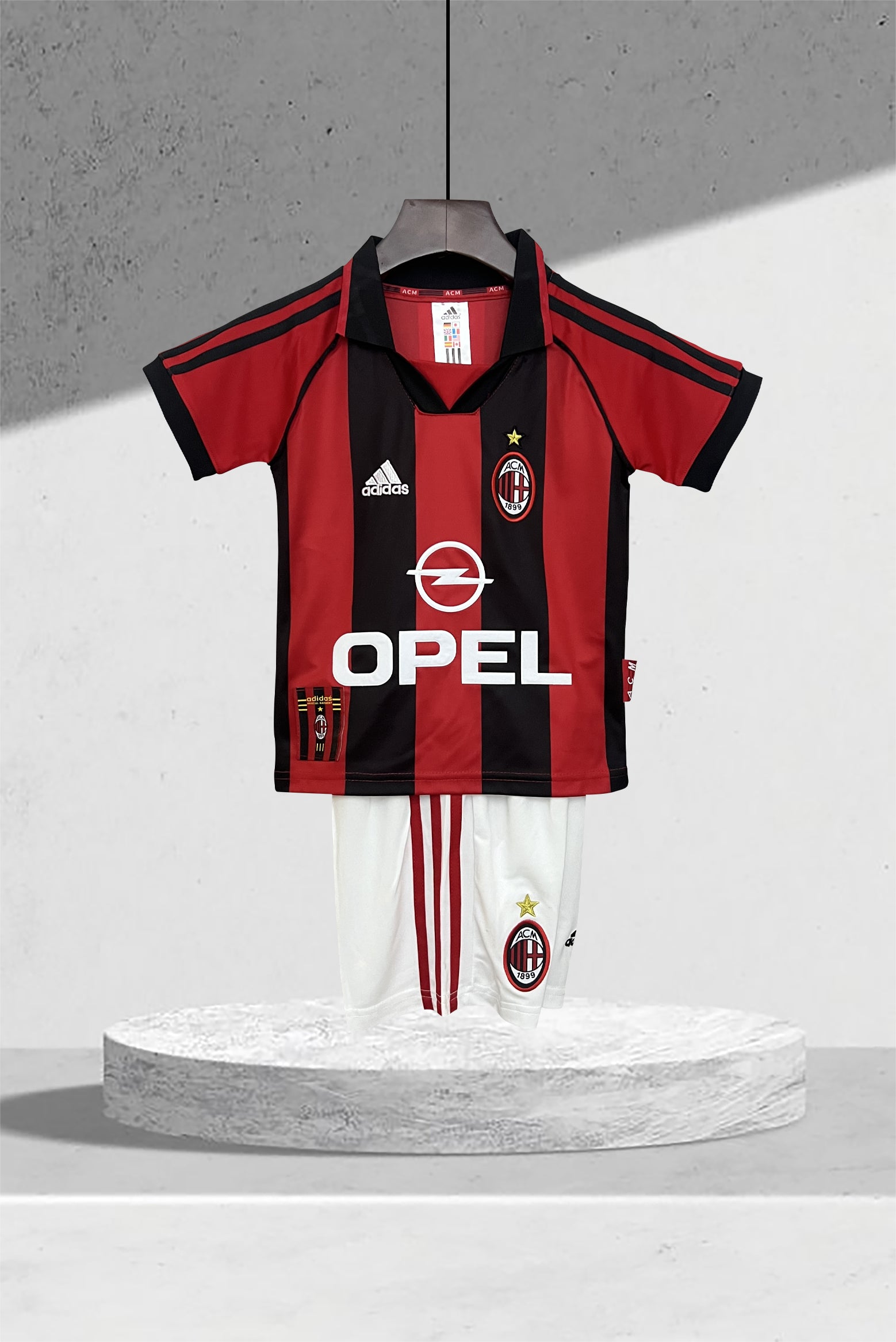 Ac Milan 1998-1999 Hjemmedrakt Mini-Kit Barn