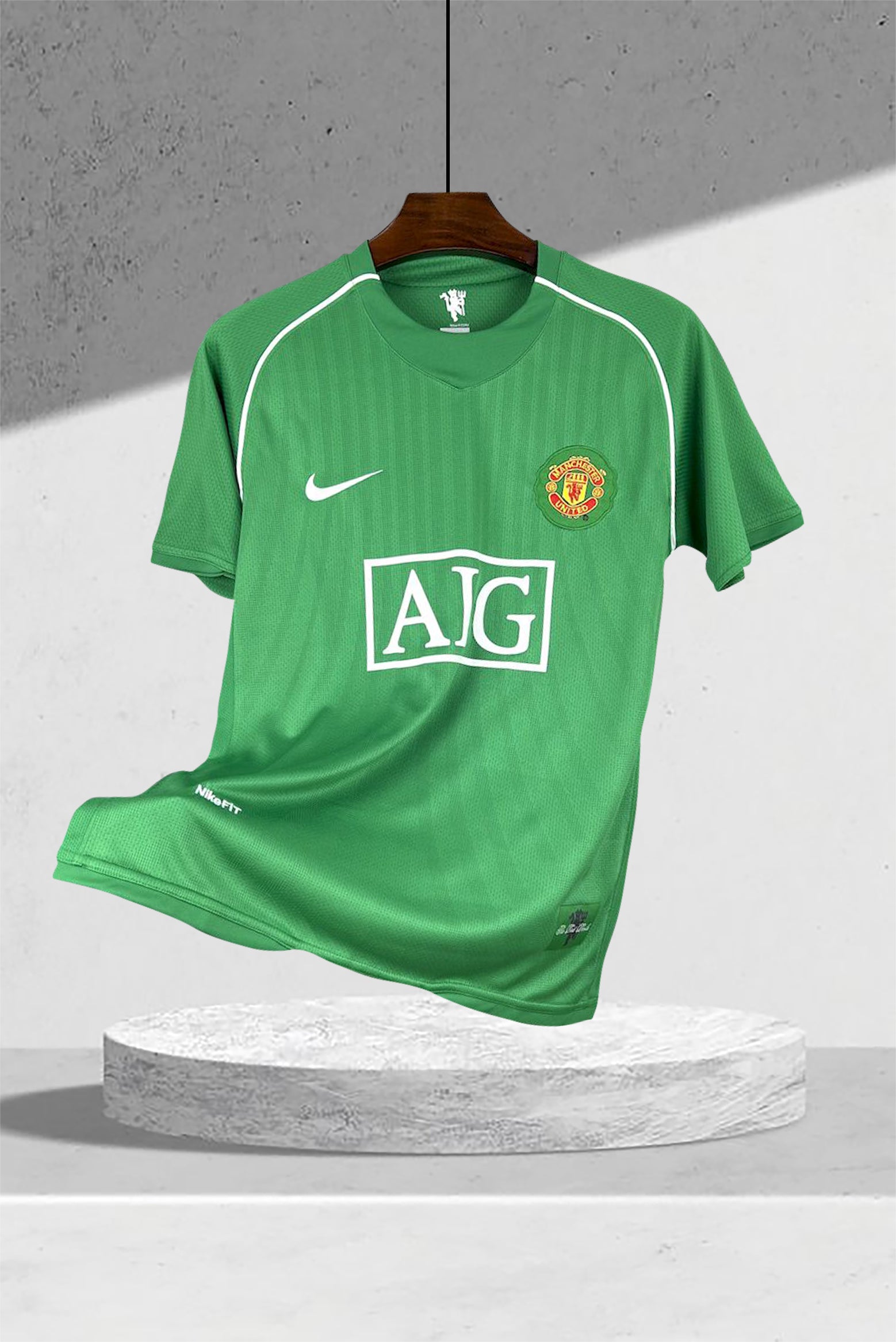Manchester United 2007-2008 Keeperdrakt Kortermet